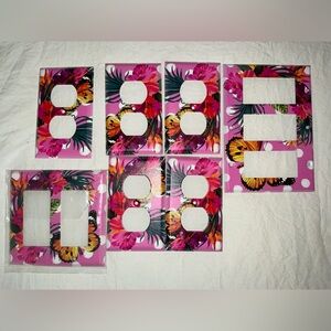 Floral Light Switch Covers